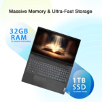 Newest V15 Business Laptop | Intel 4-Core Processor | 15.6" FHD (1920 X 1080) | 32GB RAM | 1TB SSD | Ethernet RJ-45 | Military Durability | Windows 11 Pro | W/Wowpc 500GB External Storage - Image 4