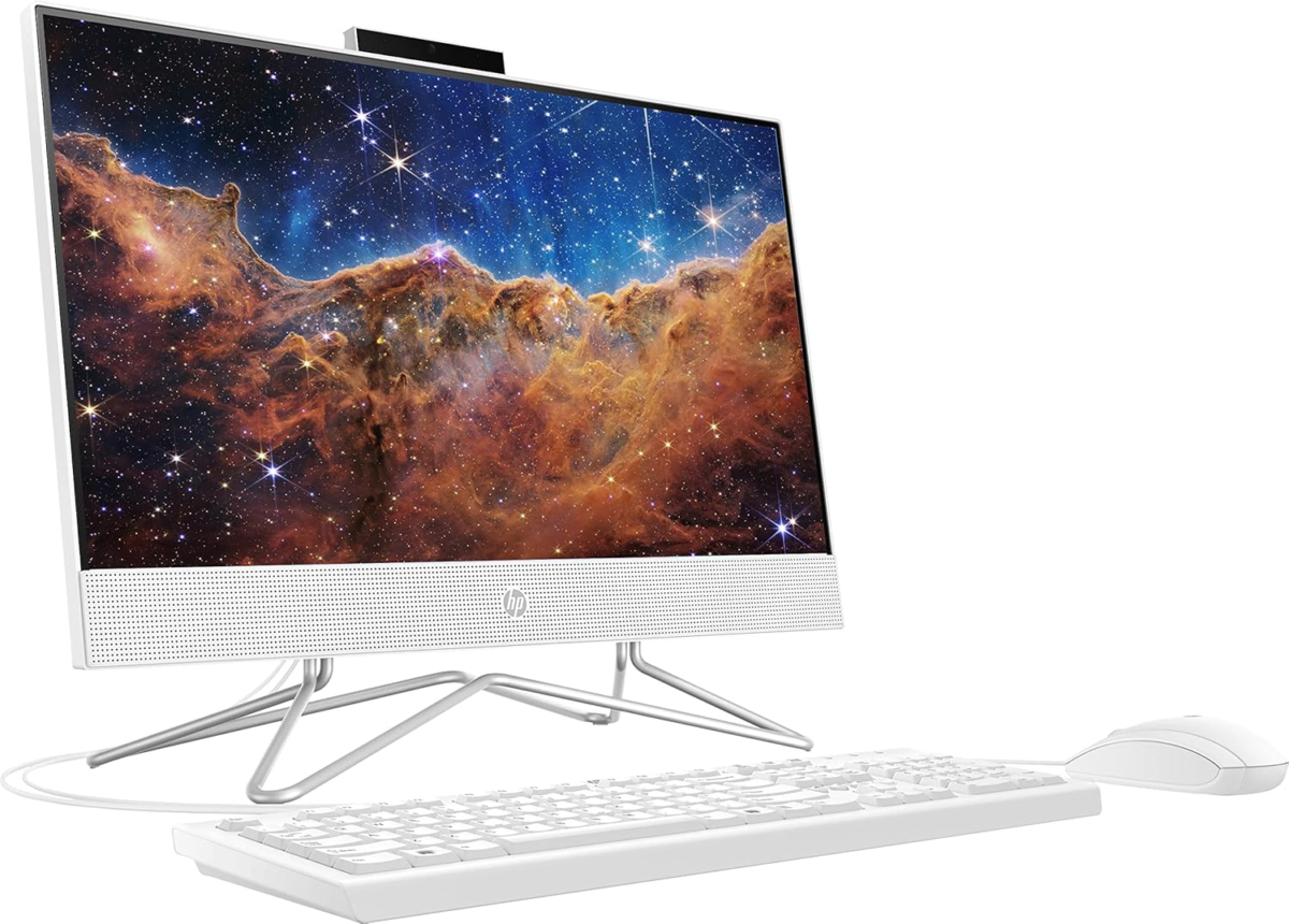 2022 Newest All-In-One Desktop, 21.5" FHD Display, Intel Celeron J4025 Processor, 8GB RAM, 256GB Pcie SSD, Webcam, Wifi, HDMI, RJ-45, Wired Keyboard&Mouse, Windows 11 Home, White - Image 3