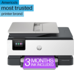 Officejet Pro 8135E Wireless All-In-One Color Inkjet Printer, Print, Scan, Copy, Fax, ADF, Duplex Printing, Best-For-Home Office, 3 Months of Ink Included (40Q35A) - Image 3
