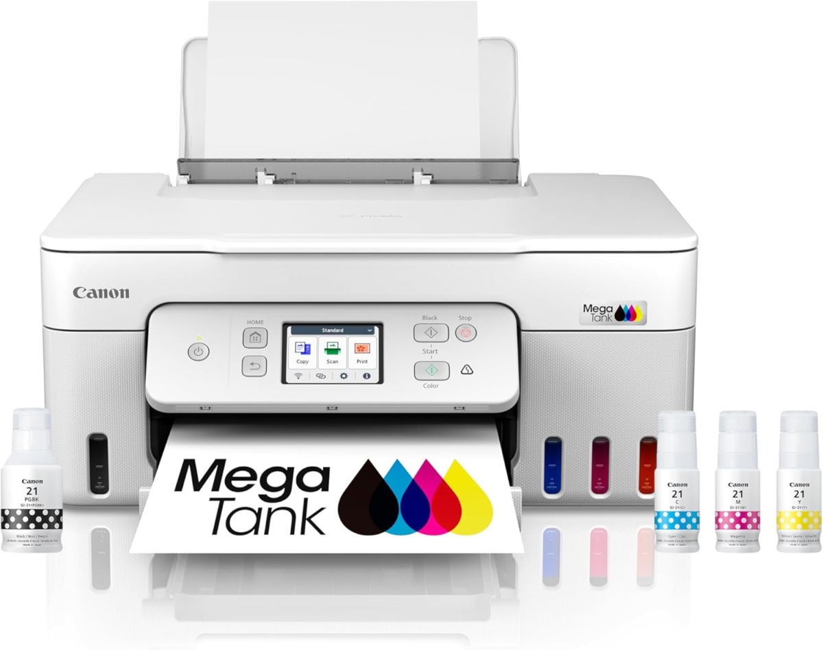 Megatank G3290 All-In-One Wireless Supertank [Megatank] Printer | Print, Copy Scan | Mobile Printing |2.7" LCD Color Touchscreen | Auto Duplex - Image 1