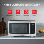 4-In-1 ML-EC42P(SS) Countertop Microwave Oven, Smart Sensor, Convection, Air Fryer Combo, Mute Function, Position Memory 13.6" Turntable, 1.5 Cu Ft, 1000W, Silver - Image 2