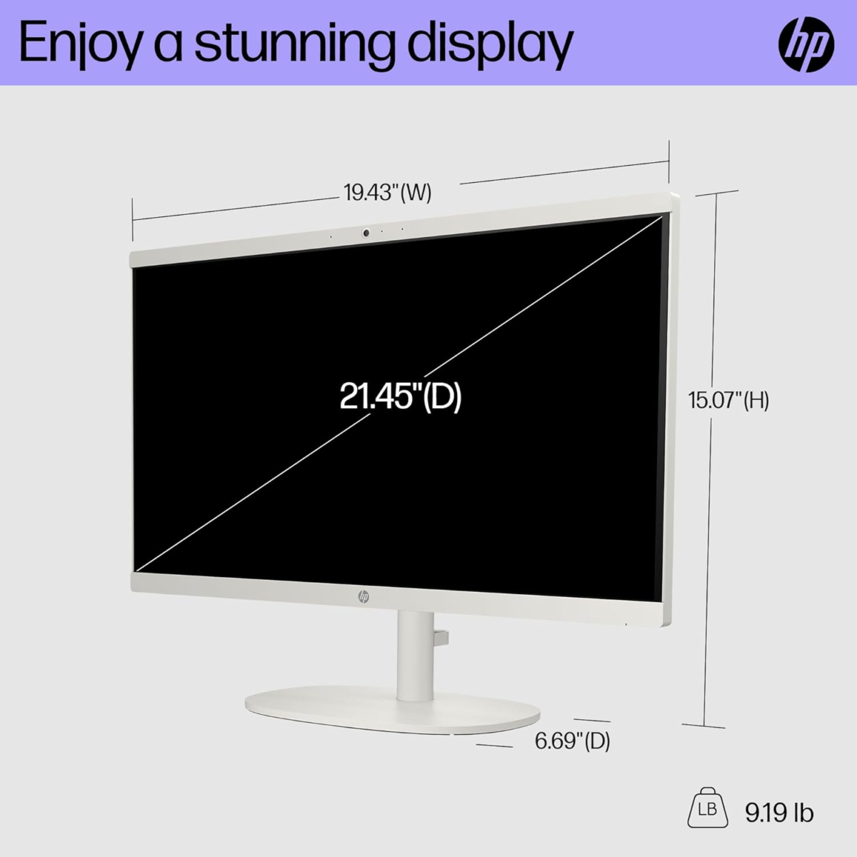 22 Inch All-In-One Desktop PC, FHD Display, Intel N200, 8 GB RAM, 256 GB SSD, Intel UHD Graphics, Windows 11 Home, 22-Dg0012 (2024) - Image 5