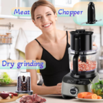 14 Cup Blender and Food Processor Combo for Kitchen, Large Food Processor for Chopping,Blending, Mixing,Mincing, Slicing, Shredding,Mincing, Purees & Dough Easy to Operate and Clean for Home Use,700W - Image 3
