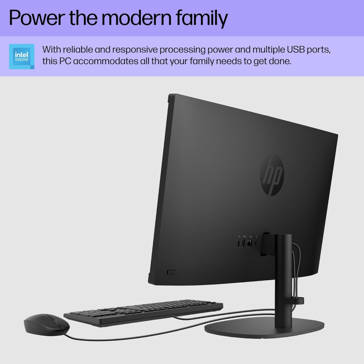 22 Inch All-In-One Desktop PC, FHD Display, Intel N200, 8 GB RAM, 512 GB SSD, Intel UHD Graphics, Windows 11 Home, 22-Dg0040 (2024) - Image 3