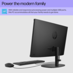 22 Inch All-In-One Desktop PC, FHD Display, Intel N200, 8 GB RAM, 512 GB SSD, Intel UHD Graphics, Windows 11 Home, 22-Dg0040 (2024) - Image 3
