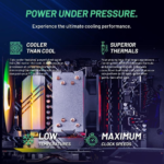 Skytech Nebula Gaming PC Desktop, Ryzen 5 5500 3.6 Ghz (4.2Ghz Turbo Boost), NVIDIA RTX 3050 8GB GDDR6, 500GB SSD, 16GB DDR4 RAM 3200, 650W Gold PSU, Wi-Fi, Win 11 - Image 7