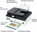 Smart -Tank plus 651 Wireless All-In-One Ink -Tank Printer, up to 2 Years of Ink in Bottles, Auto Document Feeder, Mobile Print, Scan, Copy, Works with Alexa (7XV38A) - Image 4