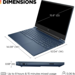 Gaming Laptop Computer, 15.6" 144 Hz FHD Victus Gaming Laptops, RTX 3050, Intel Core I5-12450H, 64GB RAM|1TB SSD+128GB Portable External SSD, Windows 11, Backlit KB, Wi-Fi 6, Webcam, RK Bundle - Image 6