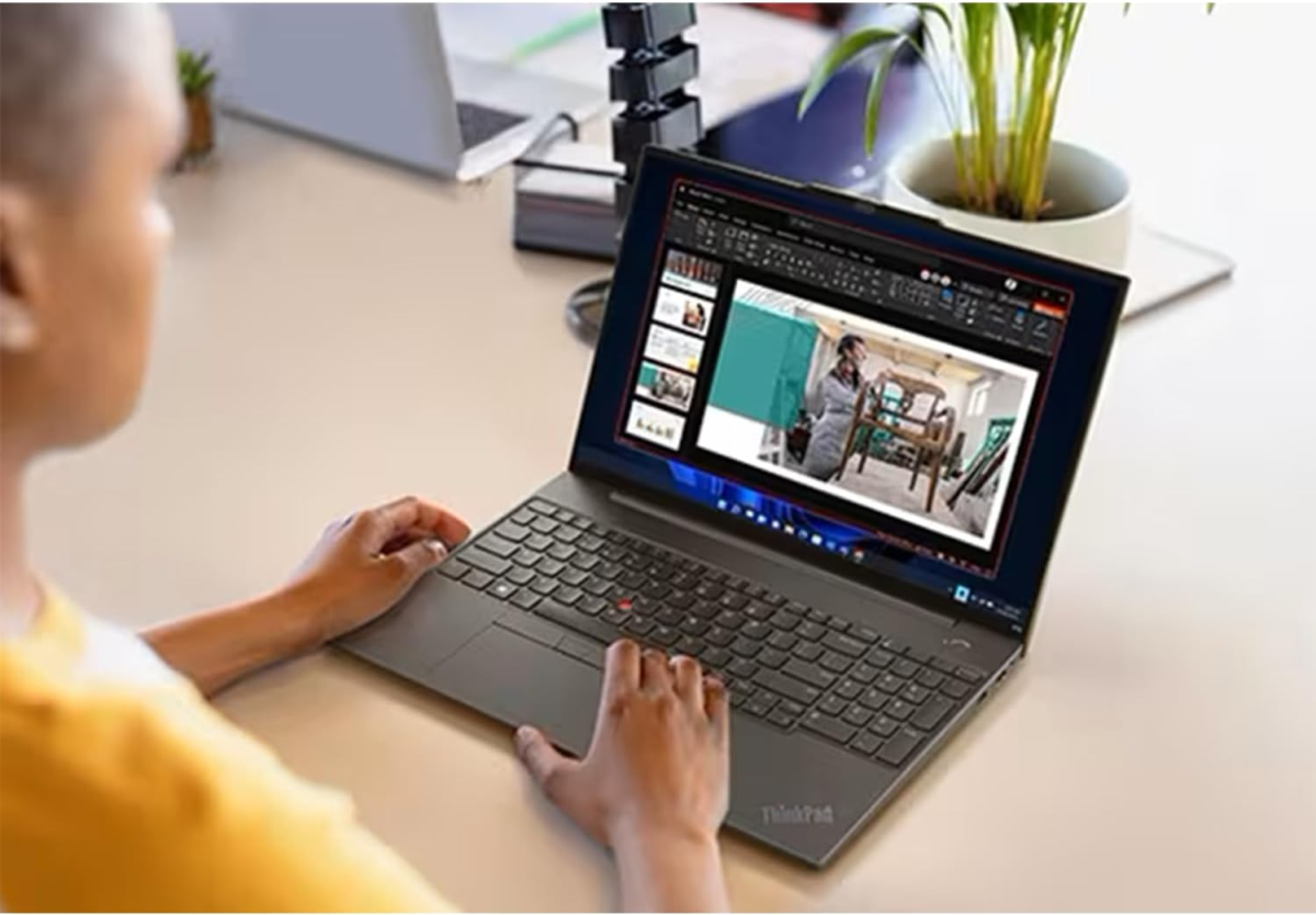 Thinkpad E16 Business Laptop, 16" WUXGA Display, AMD Ryzen 5 7530U (Beat I7-1165G7), 24GB RAM, 1TB Pcie SSD, Webcam, HDMI, RJ-45, Fingerprint Reader, Wi-Fi 6, Windows 11 Pro, Black - Image 5
