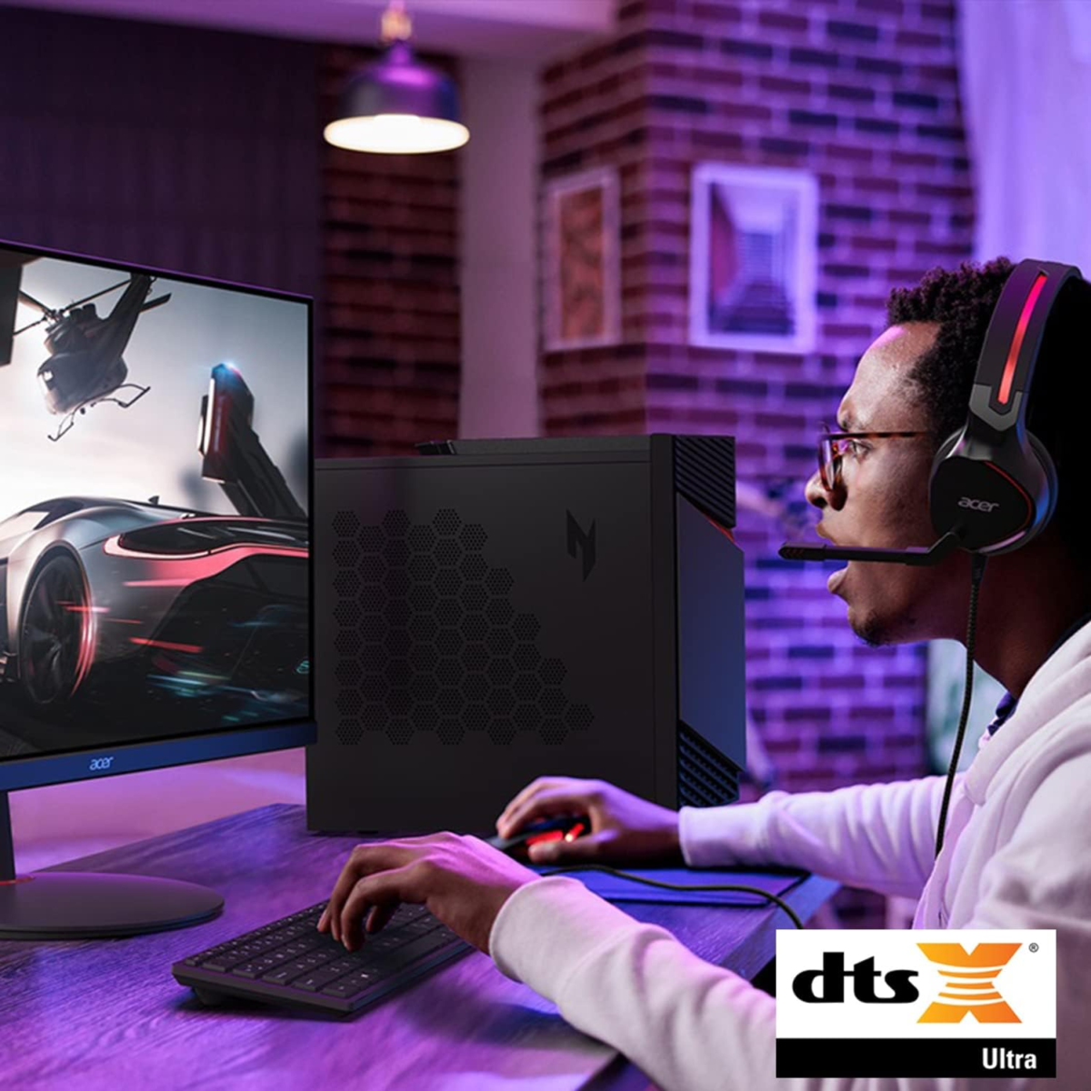 Nitro 50 N50-656-UR12 Gaming Desktop | Intel Core I5-14400F 10-Core Processor | NVIDIA Geforce RTX 3050 | 16GB DDR5 5600Mhz | 1TB Pcie Gen 4 SSD | Intel Wi-Fi 6E AX211 | Windows 11 Home - Image 4