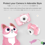 Kids Digital Camera 16MP Photo 1080P Video Resolution  Camera 3 with Selfie & Macro Lens Memory Card Storage up to 32GB, Includes Shockproof Case for Kids Age 4-15 (Pink) - Image 3