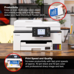 Megatank GX2020 All-In-One Wireless Supertank [Megatank] Printer | Print, Copy and Scan| Mobile Printing |2.7" LCD Color Touchscreen | Auto Document Feeder and Auto Duplex Printing - Image 2