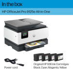 Officejet Pro 9125E All-In-One Printer, Color, Printer-For-Small Medium Business, Print, Copy, Scan, Fax,Touchscreen; Smart Advance Scan, 3 Months of Instant Ink Included - Image 6