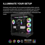 CHIONE E4 360Mm AIO CPU Liquid Cooler, Real-Time Digital Display Patented PWM Pump, Hidden Cable Design, ARGB PWM Fan W/Mb Sync, Intel LGA 1700/1200, AMD AM5/AM4, Black - Image 4