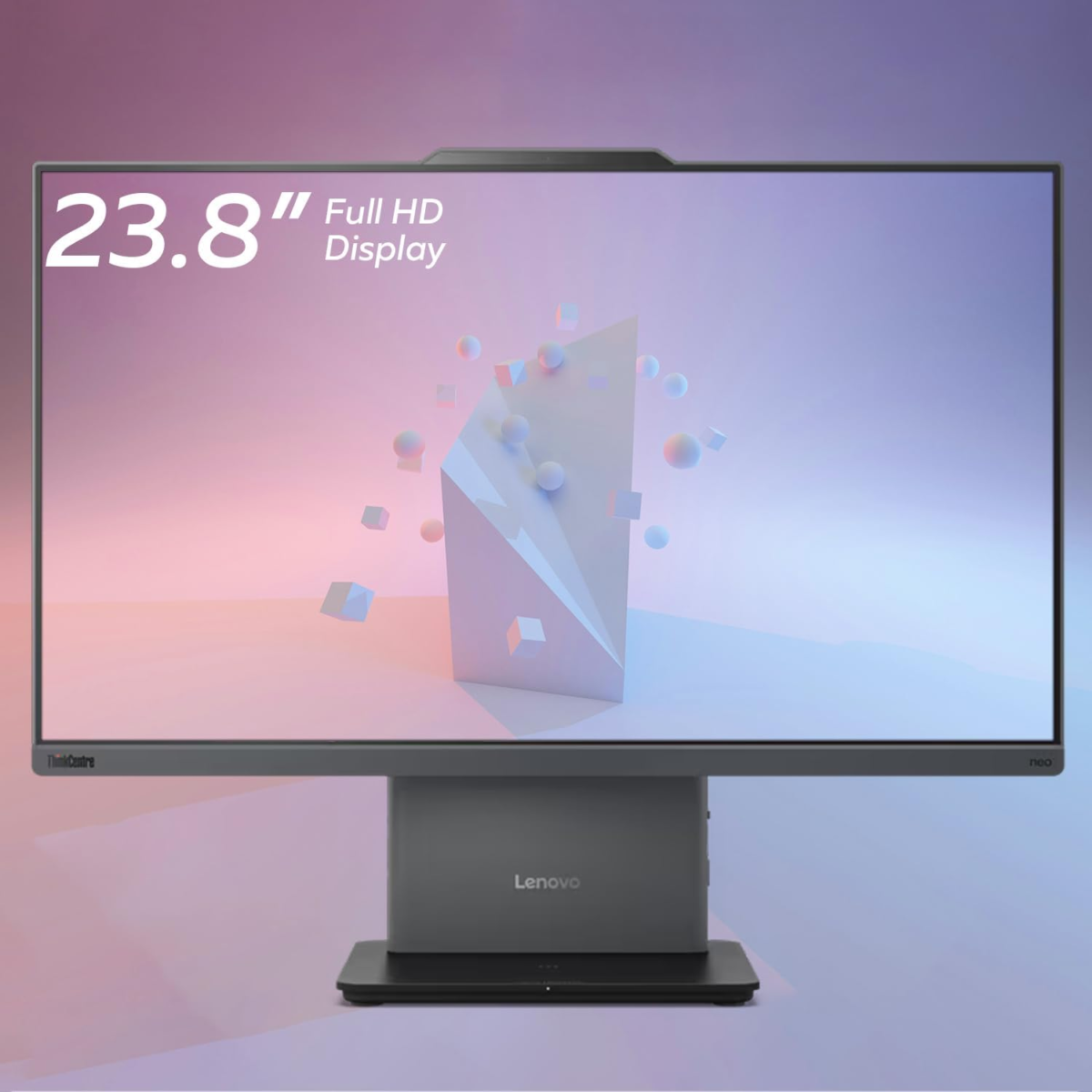 Thinkcentre All-In-One Desktop Computer, 23.8” FHD Micro-Edge Display, 13Th Gen Intel I7-13620H, 32GB DDR5 SODIMM, 1TB SSD, Webcam, HDMI, RJ-45, Wired Keyboard & Mouse, Wi-Fi 6, Windows 11 Pro - Image 3