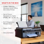 PIXMA Tr8620A - All-In-One Printer Home Office|Copier|Scanner|Fax|Auto Document Feeder | Photo, Document | Airprint (R), Android, Black, Works with Alexa - Image 9
