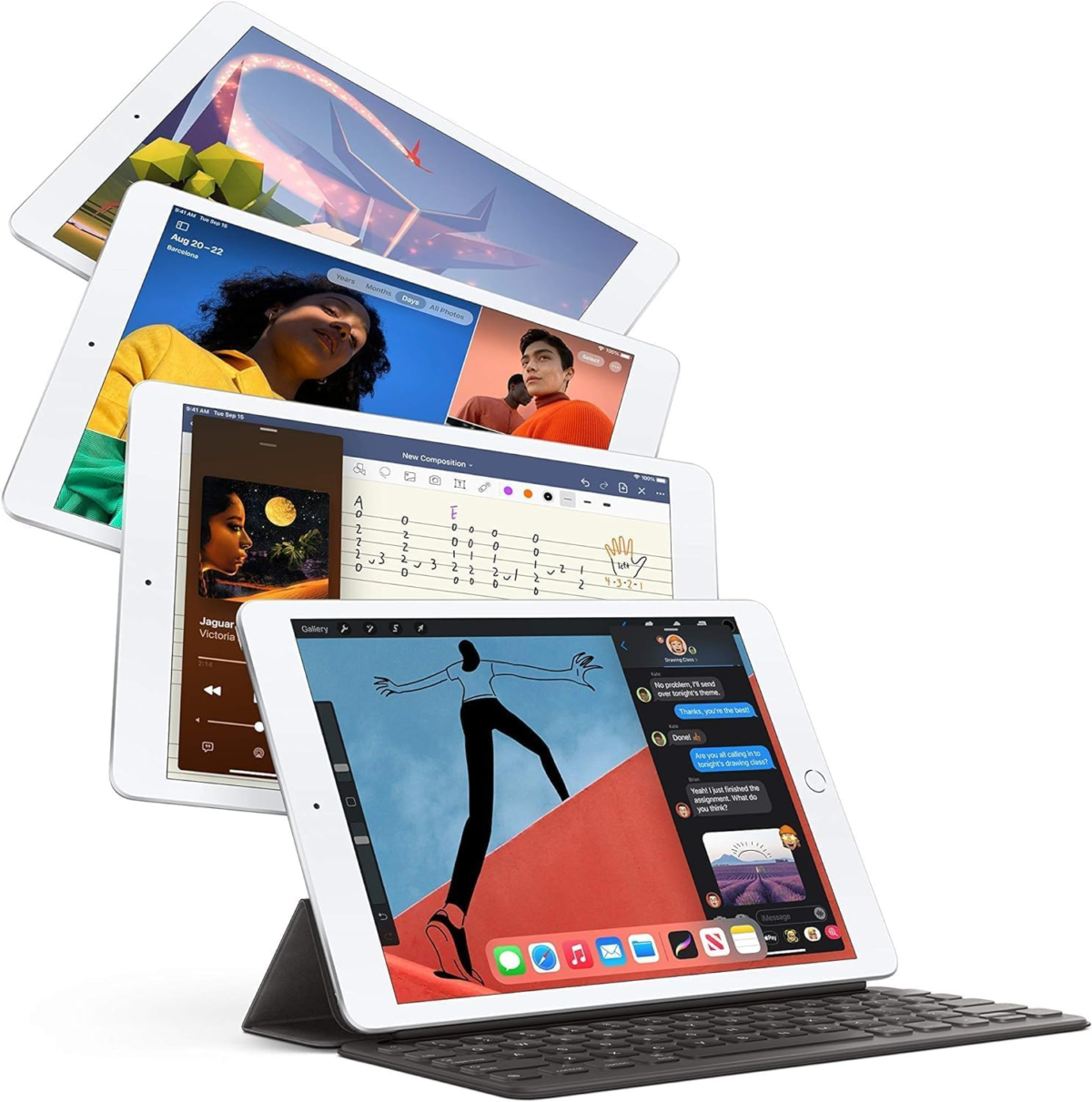 2020 Apple Ipad (10.2-Inch, Wi-Fi, 128GB) - Silver (Renewed) - Image 4