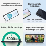 Galaxy A35 5G a Series Cell Phone, 128GB Unlocked Android Smartphone, AMOLED Display, Advanced Triple Camera System, Expandable Storage, Rugged Design, US Version, 2024, Awesome Lilac - Image 6