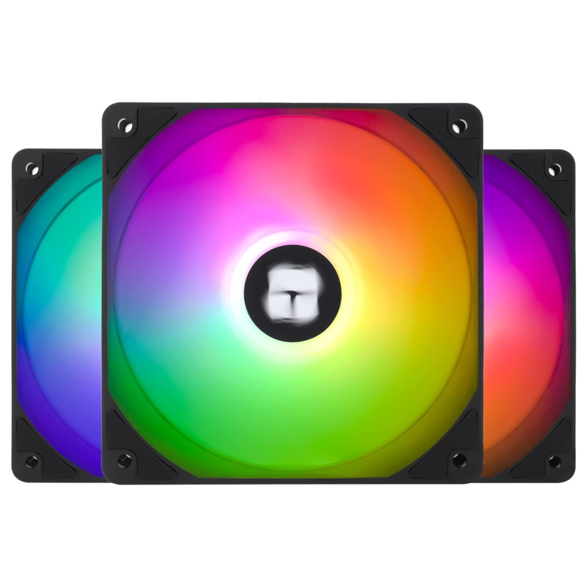 TL-C12C-S X3 CPU Fan 120Mm ARGB Case Cooler Fan, 4Pin PWM Silent Computer with S-FDB Bearing Included, up to 1550RPM Cooling Fan（3 Quantities） - Image 2