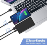 Portable Charger Power Bank 25800Mah,Ultra-High Capacity PD3.0 Fast Phone Charging with Newest Intelligent Controlling IC,3 USB Port External Cell Phone Battery Pack Compatible with Iphone,Android Etc - Image 6