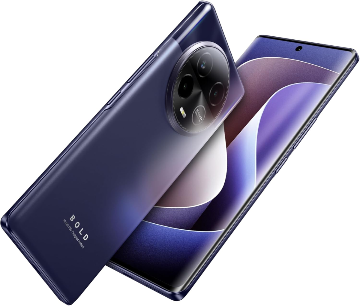 Bold K50 | 5G| 2024 | All-Day Battery | Unlocked | 6.7” FHD+ 3D AMOLED | 256/8GB | Triple 64MP Camera | US Version | US Warranty | Purple - Image 2