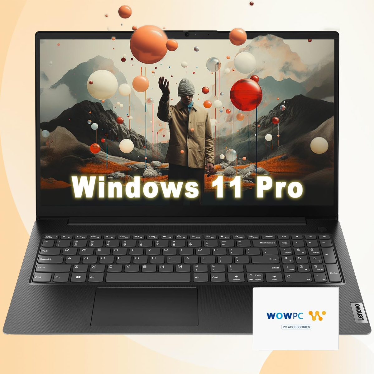 Newest V15 Business Laptop | Intel 4-Core Processor | 15.6" FHD (1920 X 1080) | 32GB RAM | 1TB SSD | Ethernet RJ-45 | Military Durability | Windows 11 Pro | W/Wowpc 500GB External Storage - Image 1