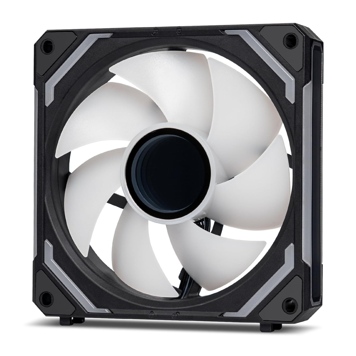 COSMIQ 120Mm PC RGB Fans Computer Case Fans, 5V 3-PIN Connector Daisy Chain PWM Cooling Fans with Controller for Cases CPU Liquid Coolers (Black COSMIQ Forward Fan, Black-3) - Image 9