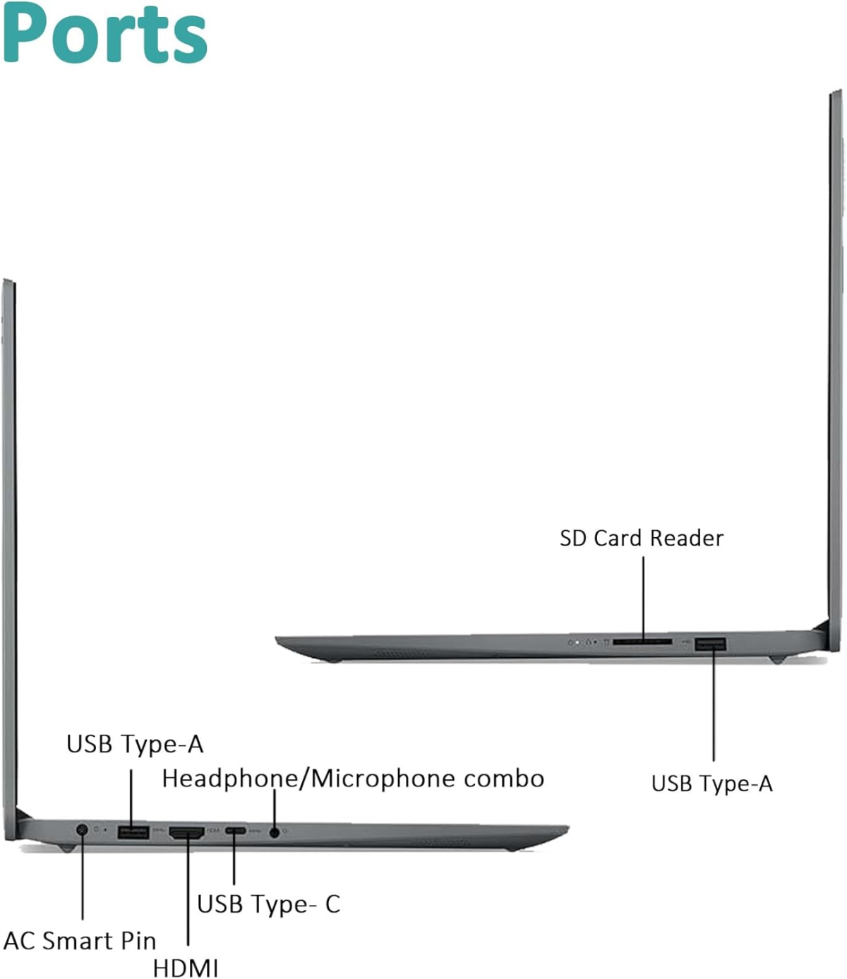 Ideapad 1I Laptop, 15.6 Inch Anti-Glare Display, Intel Celeron Processor, 20GB RAM, Storage: 1TB SSD+128GB Emmc, Windows 11 Home, 1 Year Microsoft 365, Webcam, Wi-Fi, Alpacatec Accessory - Image 6