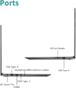 Ideapad 1I Laptop, 15.6 Inch Anti-Glare Display, Intel Celeron Processor, 20GB RAM, Storage: 1TB SSD+128GB Emmc, Windows 11 Home, 1 Year Microsoft 365, Webcam, Wi-Fi, Alpacatec Accessory - Image 6