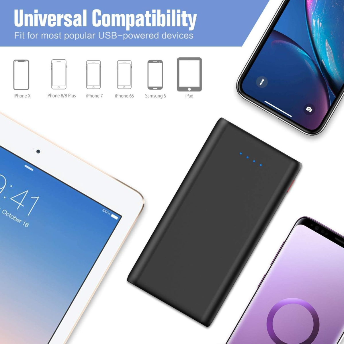 Portable Charger Power Bank 25800Mah,Ultra-High Capacity PD3.0 Fast Phone Charging with Newest Intelligent Controlling IC,3 USB Port External Cell Phone Battery Pack Compatible with Iphone,Android Etc - Image 4