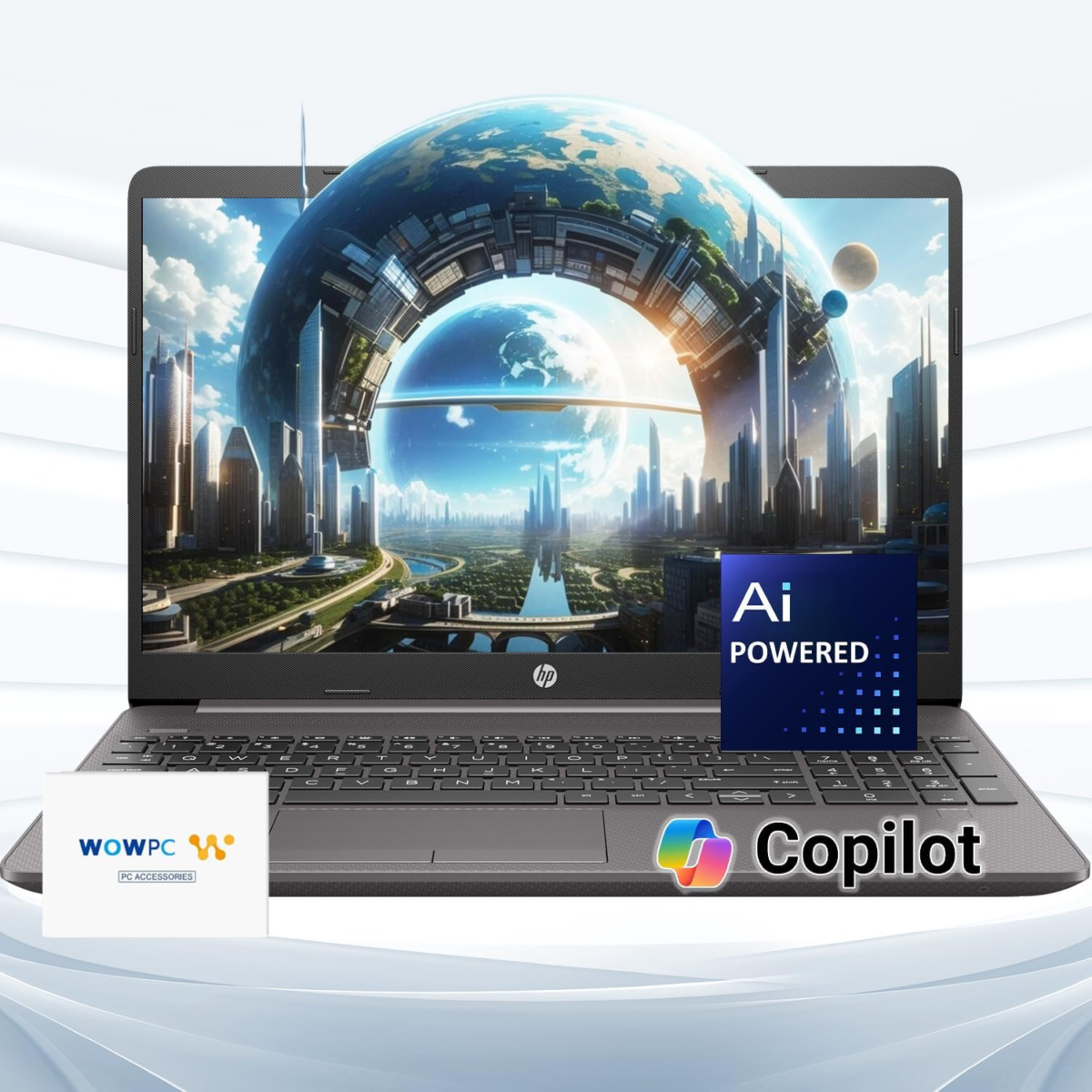 Prestigebook 15 Copilot Ready AI Laptop • Ai-Powered Processor • 15.6 FHD • Long Battery Life • Windows 11 Pro • W/Wowpc Bundle (Ai-Powered AMD, 16GB RAM | 1.5TB Storage) - Image 1