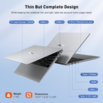 Newest 15.6" Laptop, Intel Quad-Core Processor (Up to 3.6Ghz), 16GB RAM, 512GB SSD, Windows 11 Laptops Computer, FHD Screen, Webcam, Light&Thin, Metal Shell, HDMI, Type-C, USB3.2 (2024 Flagship) - Image 4
