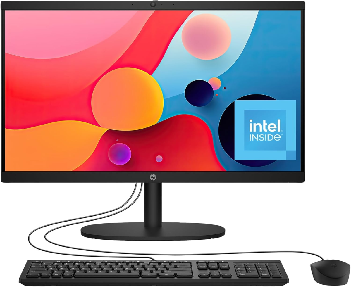 22 Inch All-In-One Desktop PC, FHD Display, Intel N200, 8 GB RAM, 512 GB SSD, Intel UHD Graphics, Windows 11 Home, 22-Dg0040 (2024) - Image 1