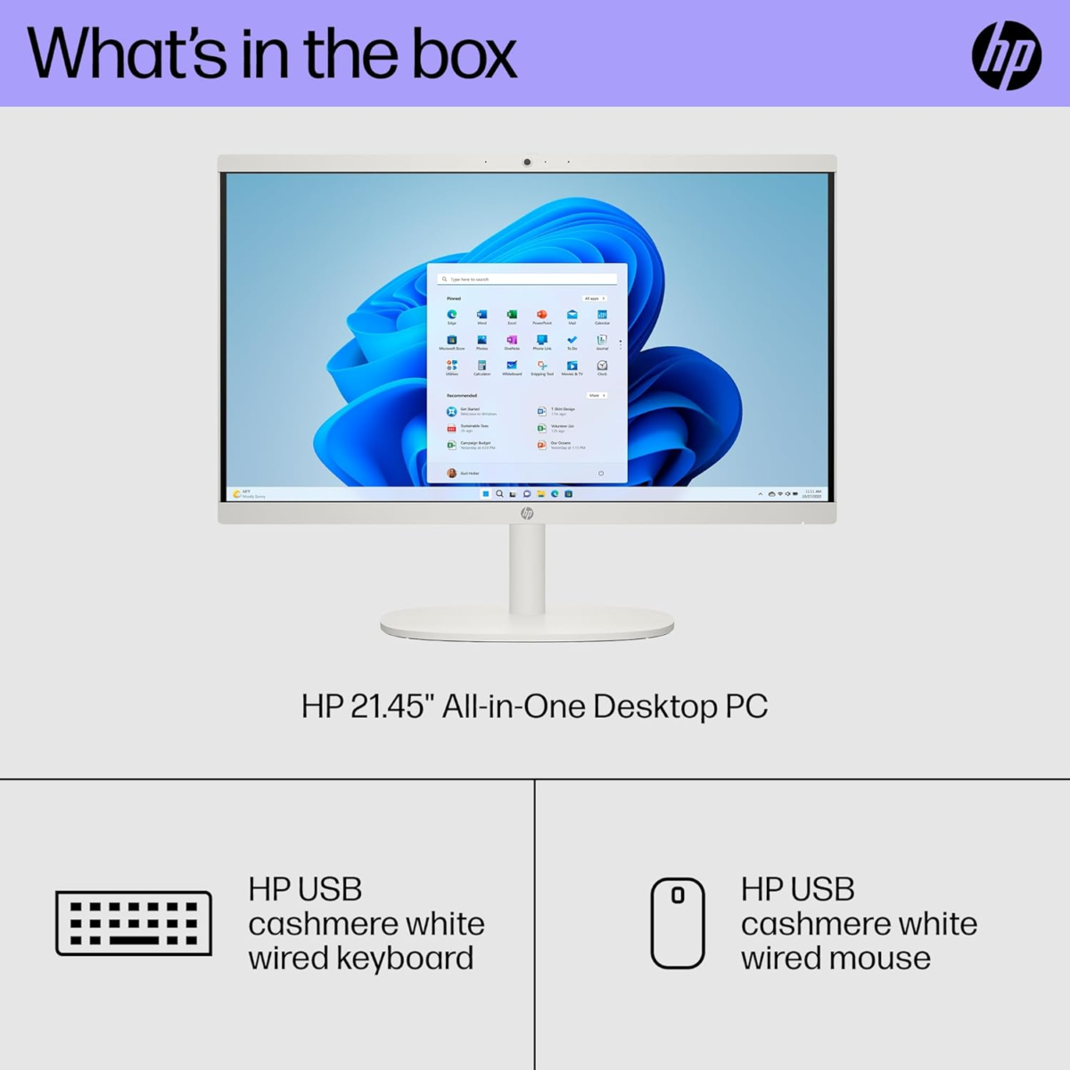 22 Inch All-In-One Desktop PC, FHD Display, Intel N200, 8 GB RAM, 256 GB SSD, Intel UHD Graphics, Windows 11 Home, 22-Dg0012 (2024) - Image 8