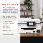 Megatank GX2020 All-In-One Wireless Supertank [Megatank] Printer | Print, Copy and Scan| Mobile Printing |2.7" LCD Color Touchscreen | Auto Document Feeder and Auto Duplex Printing - Image 7