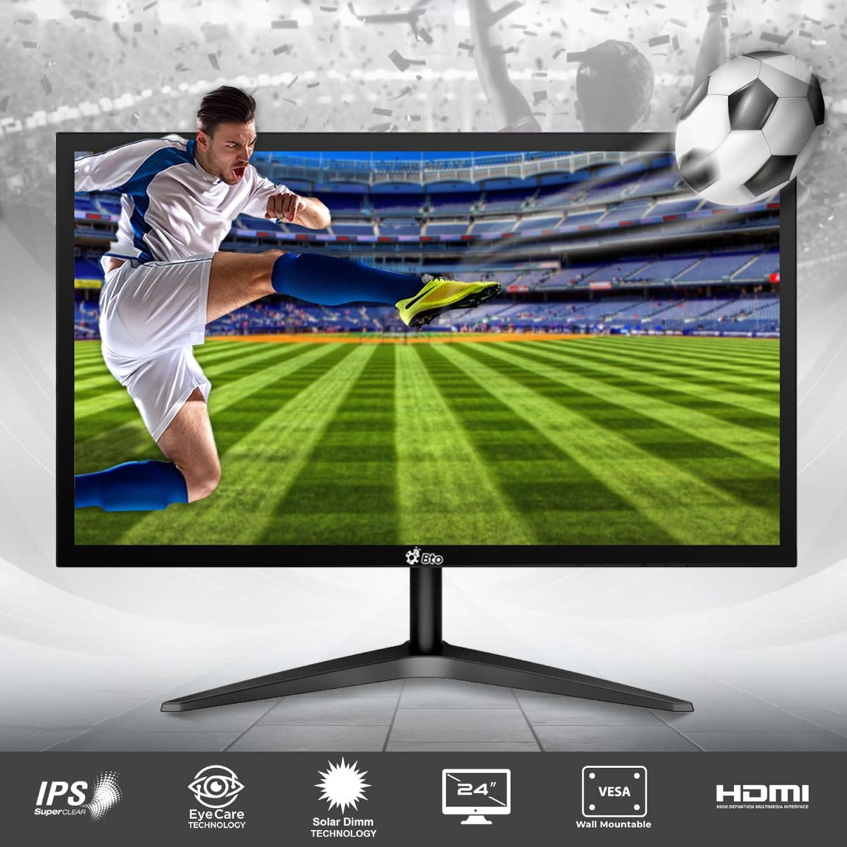 HP G2 RGB Gaming PC Desktop – Intel I5 6Th Gen Processor, 16GB DDR4 Ram, 512GB SSD, AMD Radeon RX 550 DDR5, New 24 Inch Monitor, Windows 10 Pro – Computer Tower for PC Gamer (Renewed) - Image 7