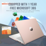 Stream 14" HD Brightview Laptop, Intel Celeron N4120, 16GB RAM, 288GB Storage (128GB Emmc + 160GB Docking Station Set), Intel UHD Graphics, 720P Webcam, Wi-Fi, 1 Year Office 365, Win 11 S, Gold - Image 5