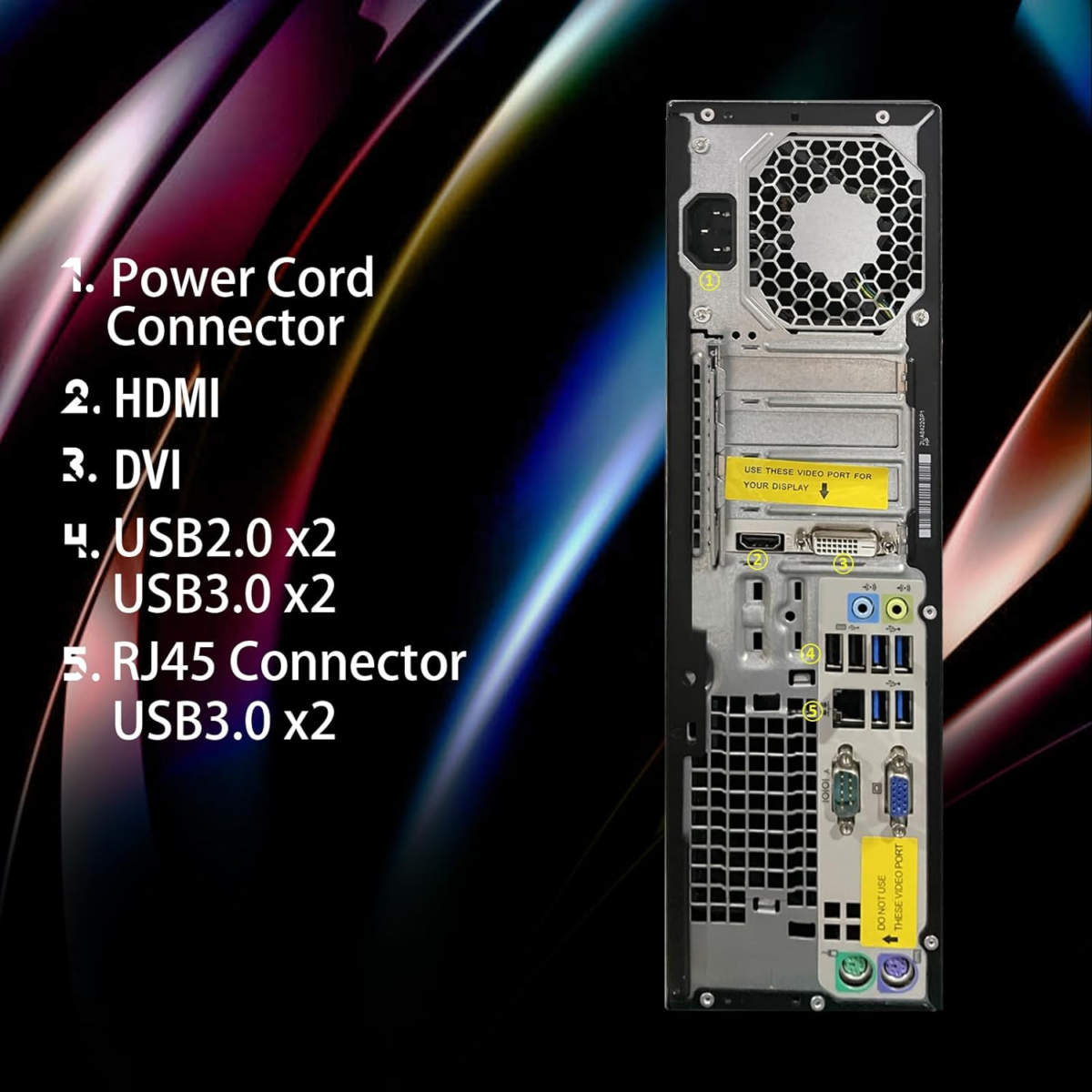 HP RGB Gaming Desktop Computer, Intel Quad Core I5-6500 up to 3.6Ghz, Geforce GTX 750 Ti 4G, 16GB DDR4, 512G SSD, RGB Keyboard & Mouse, 600M Wifi & Bluetooth, Win 10 Pro (Renewed) - Image 5