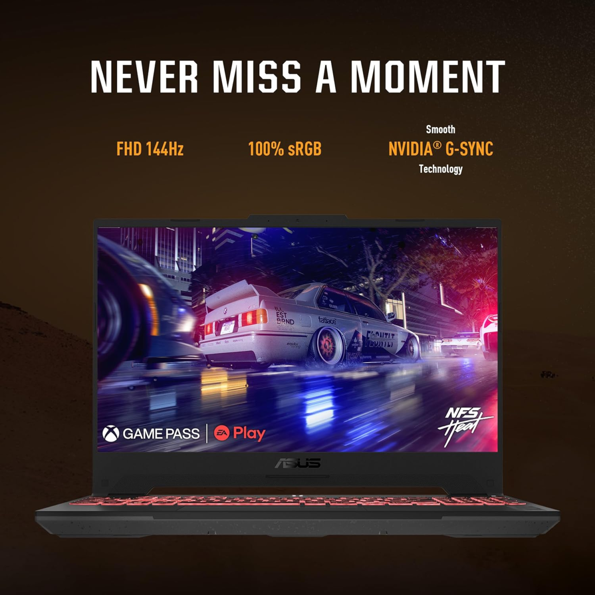 TUF Gaming A15 Gaming Laptop, 15.6” FHD 144Hz, 100% Srgb Display, Geforce RTX 4050, AMD Ryzen 7 7435HS, 16GB DDR5, 512GB Pcie SSD, Wi-Fi 6, Windows 11, FA507NUR-AS73 - Image 3