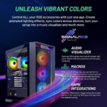 Skytech Nebula Gaming PC Desktop, Ryzen 5 5500 3.6 Ghz (4.2Ghz Turbo Boost), NVIDIA RTX 3050 8GB GDDR6, 500GB SSD, 16GB DDR4 RAM 3200, 650W Gold PSU, Wi-Fi, Win 11 - Image 5