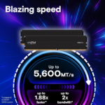 Pro RAM 32GB Kit (2X16Gb) DDR5 5600Mhz (Or 5200Mhz or 4800Mhz) Desktop Memory CP2K16G56C46U5 - Image 2