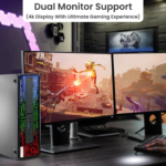 HP G2 RGB Gaming PC Desktop – Intel I5 6Th Gen Processor, 16GB DDR4 Ram, 512GB SSD, AMD Radeon RX 550 DDR5, New 24 Inch Monitor, Windows 10 Pro – Computer Tower for PC Gamer (Renewed) - Image 4