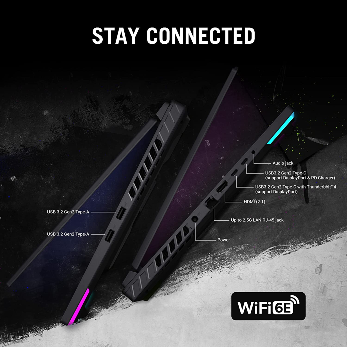 ROG Strix G16 (2024) Gaming Laptop, 16” 16:10 FHD 165Hz Display, NVIDIA® Geforce RTX™ 4060, Intel Core I7-13650Hx, 16GB DDR5, 1TB Pcie Gen4 SSD, Wi-Fi 6E, Windows 11, G614JV-AS74 - Image 6