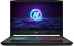 Katana A15 AI 15.6” 144Hz FHD Gaming Laptop: Ryzen 7-8845HS, NVIDIA Geforce RTX 4060, 32GB DDR5, 1TB Nvme SSD, Cooler Boost 5, Win 11: Black B8VF-448US