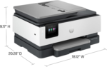 Officejet Pro 8135E Wireless All-In-One Color Inkjet Printer, Print, Scan, Copy, Fax, ADF, Duplex Printing, Best-For-Home Office, 3 Months of Ink Included (40Q35A) - Image 5