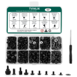 420PCS Computer Screw Kit, Motherboard Standoffs Assorted Screws for PC Case, HDD, SSD, Laptop, Fan, CD-ROM - for DIY PC Build Repair