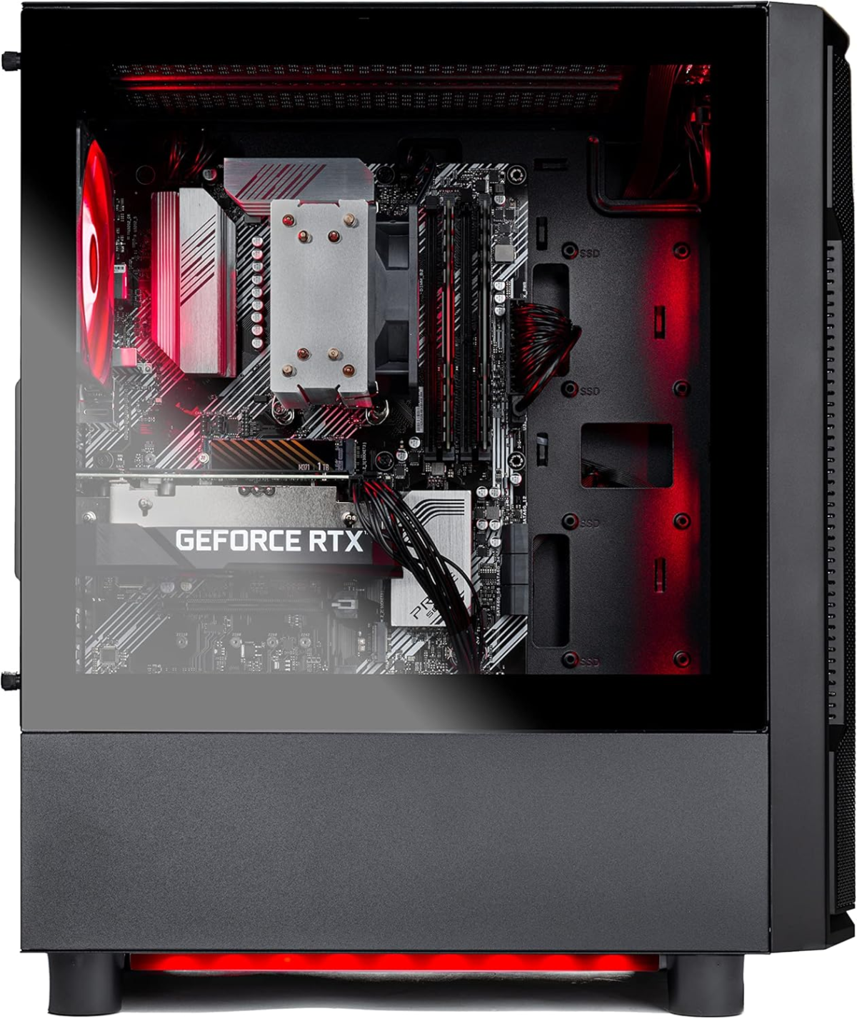 Skytech Shadow Gaming PC Desktop – Intel Core I5 11400F 2.6 Ghz, NVIDIA RTX 3050 (6GB), 500GB NVME SSD, 16GB DDR4 RAM 3200, 600W Gold PSU, 11AC Wi-Fi, Windows 11 Home 64-Bit - Image 5