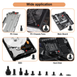 420PCS Computer Screw Kit, Motherboard Standoffs Assorted Screws for PC Case, HDD, SSD, Laptop, Fan, CD-ROM - for DIY PC Build Repair - Image 4