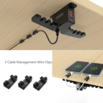 Headphone Stand with USB Charger under Desk Headset Holder Mount with 3 Port USB Charging Station (20W PD & QC3.0) and Iwatch Stand Smart Watch Charging Dock Dual Earphone Hanger Hook,Ul Tested - Image 6