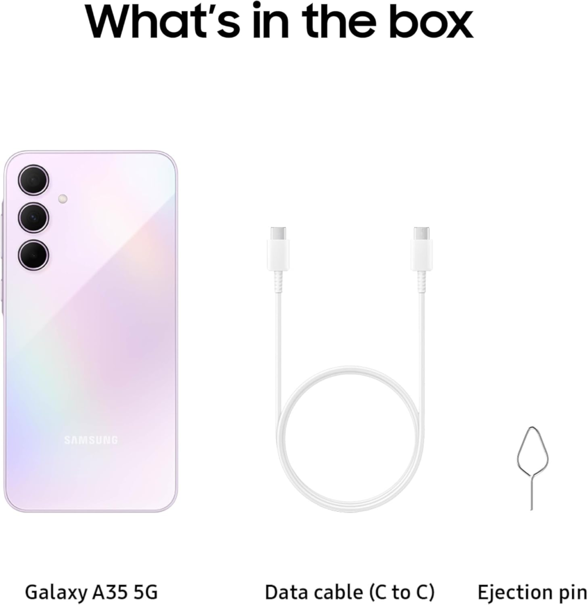 Galaxy A35 5G a Series Cell Phone, 128GB Unlocked Android Smartphone, AMOLED Display, Advanced Triple Camera System, Expandable Storage, Rugged Design, US Version, 2024, Awesome Lilac - Image 9